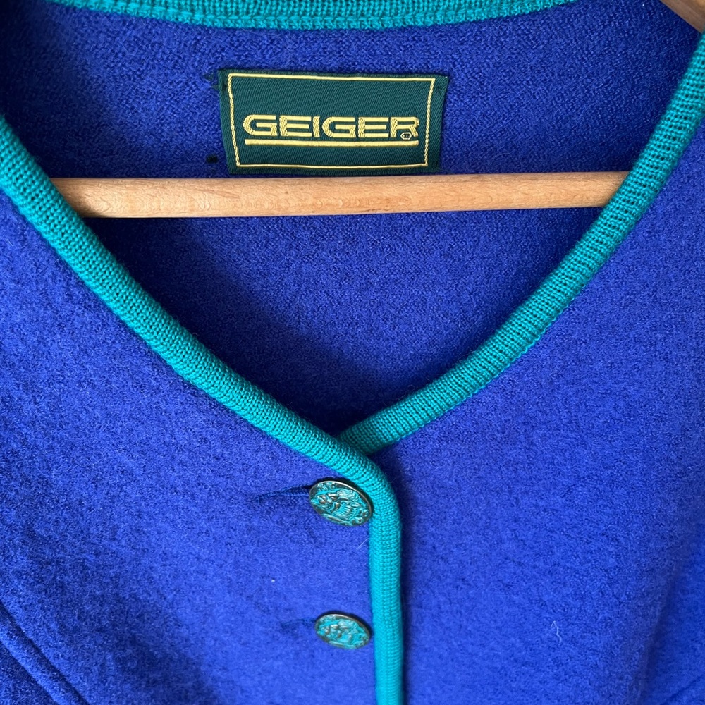 Original Geiger boiled wool blazer